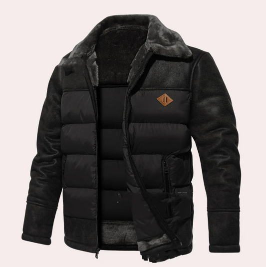 Chaqueta de invierno acogedora y de gran calidad para hombre