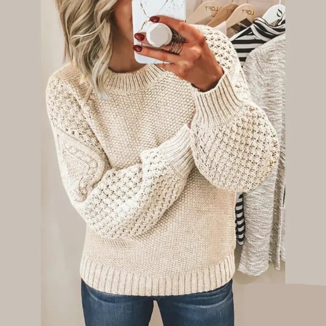 Un jersey de punto versátil para todas las estaciones