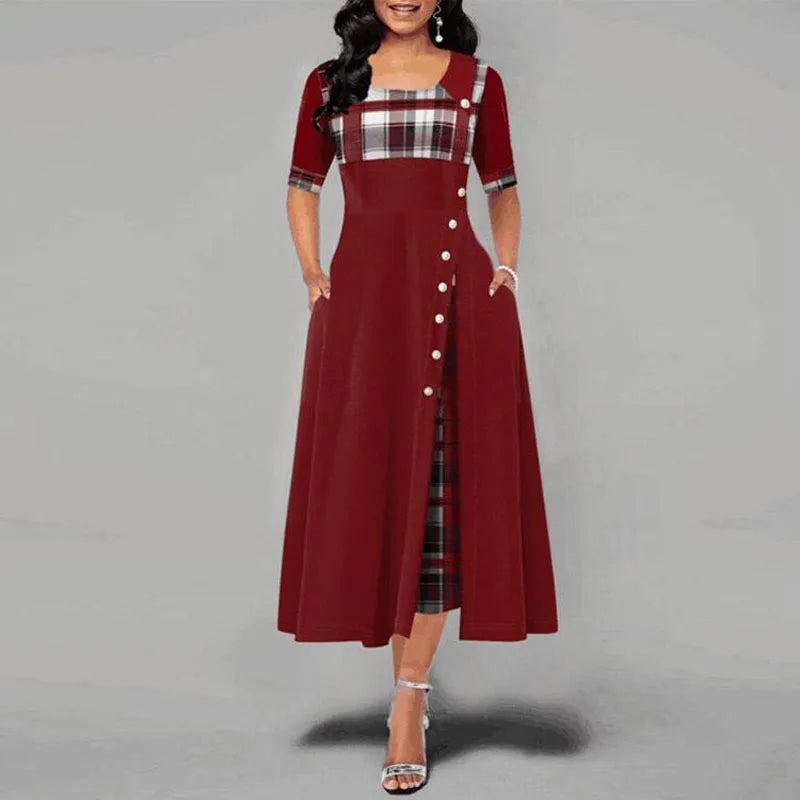 Jacqueline | Vestido con detalles de botones