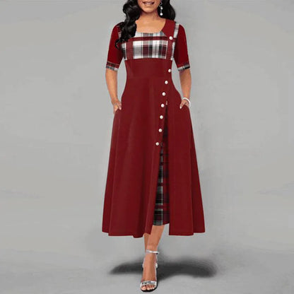 Jacqueline | Vestido con detalles de botones