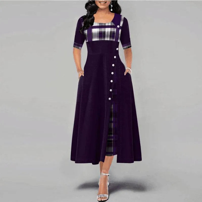 Jacqueline | Vestido con detalles de botones