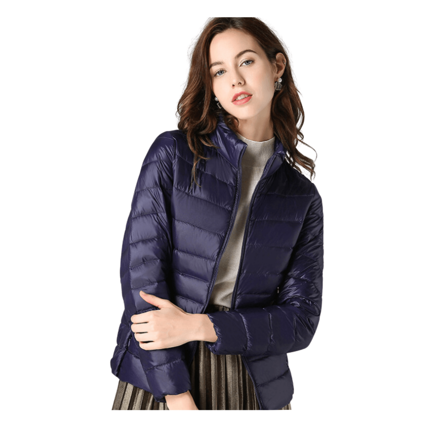 Chaqueta impermeable ultraligera para mujer