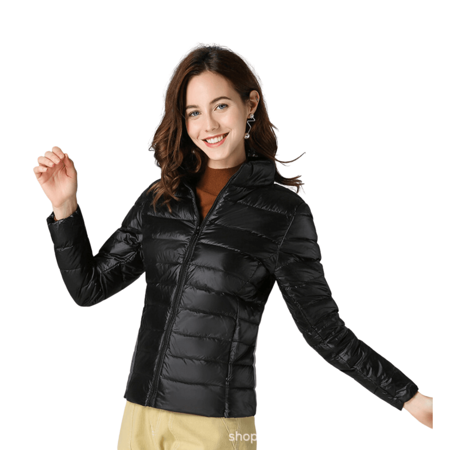 Chaqueta impermeable ultraligera para mujer