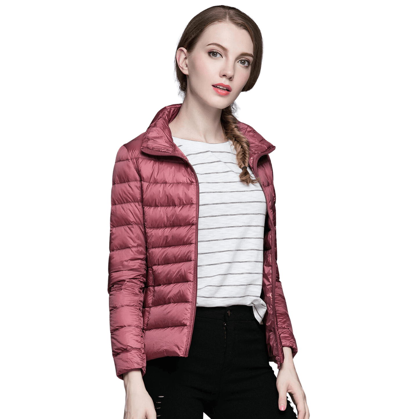 Chaqueta impermeable ultraligera para mujer