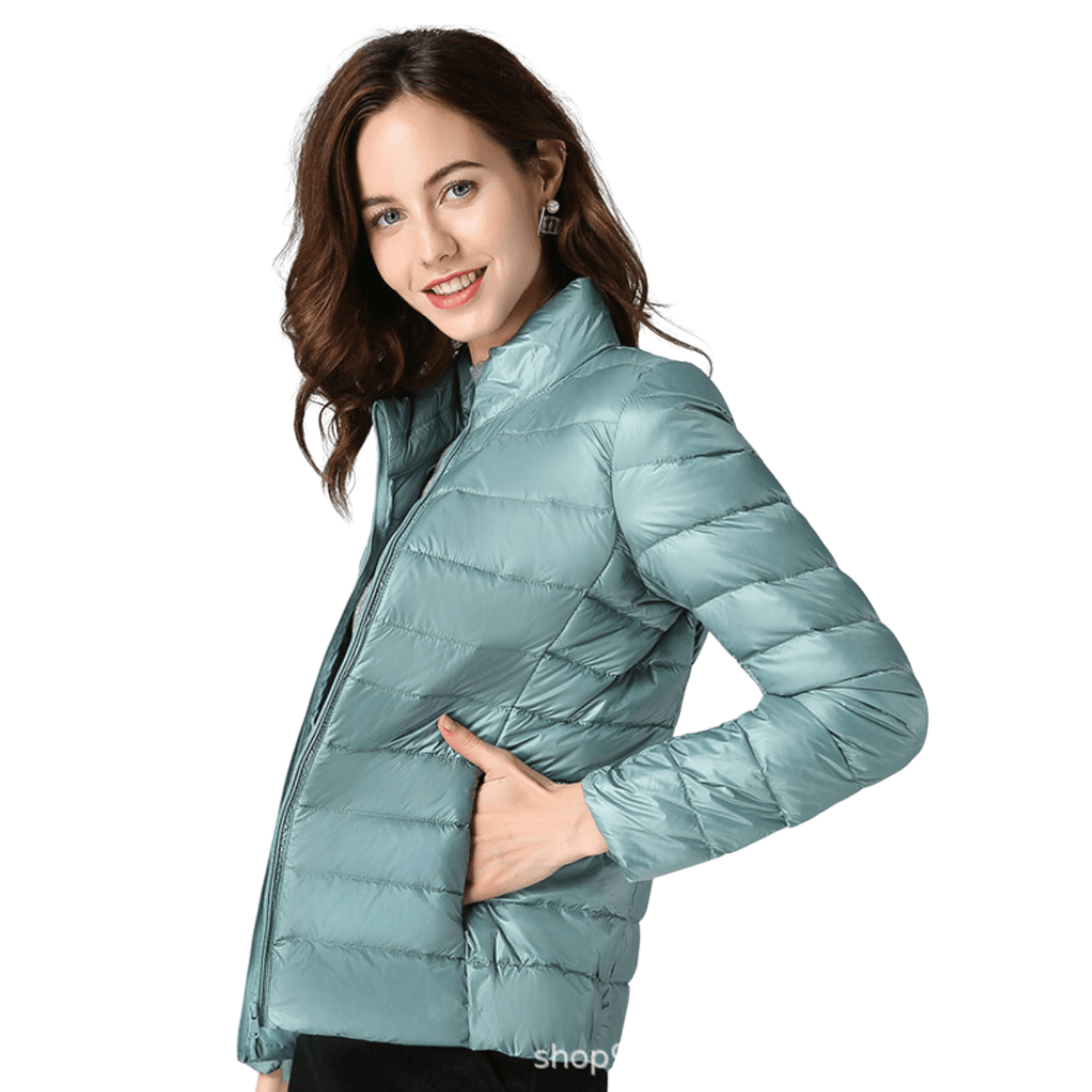 Chaqueta impermeable ultraligera para mujer