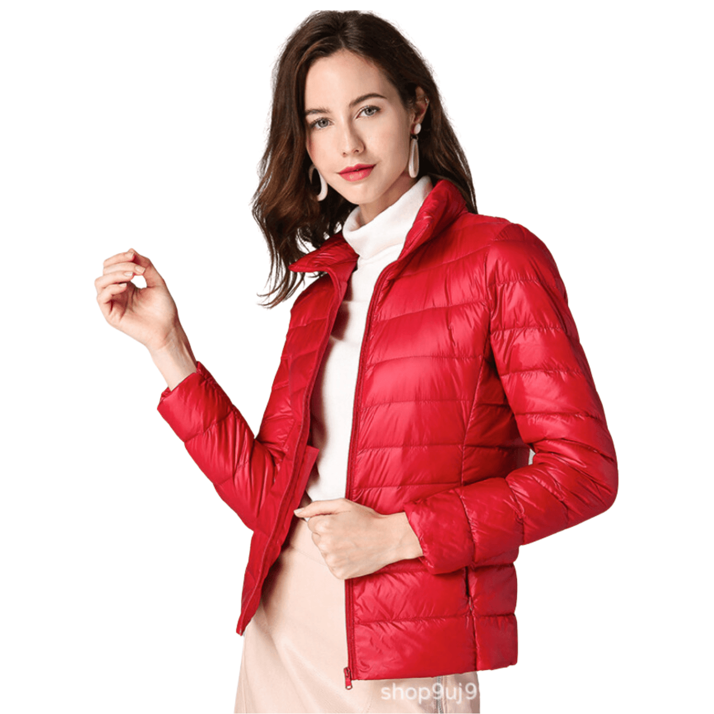 Chaqueta impermeable ultraligera para mujer