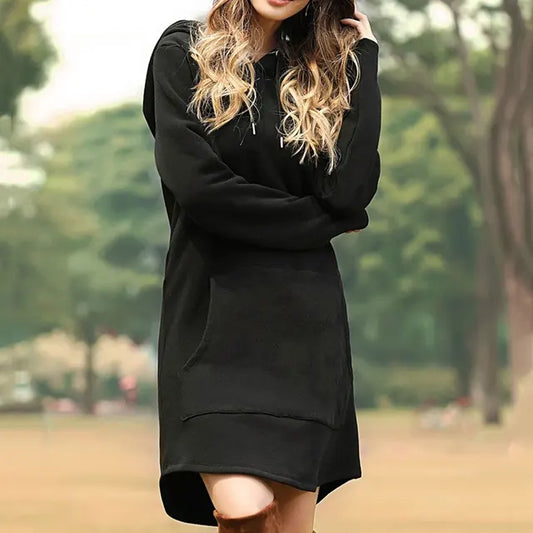 Maya | Sudadera larga con capucha para mujer