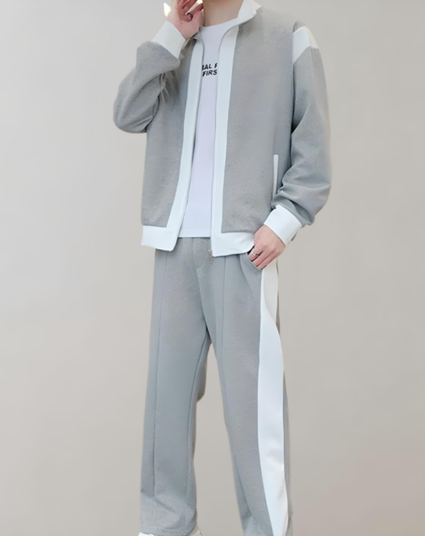 Davey Set | Chaqueta y pantalones anchos para hombre