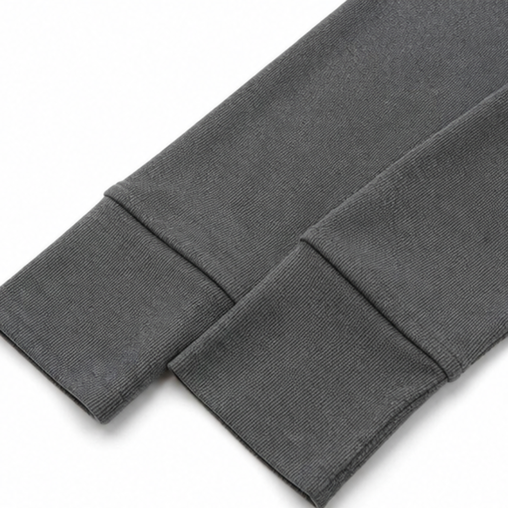 Damska Bluza Kapturowa Oversize Henley Listwa Guzikowa