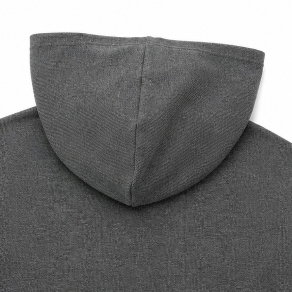 Damska Bluza Kapturowa Oversize Henley Listwa Guzikowa