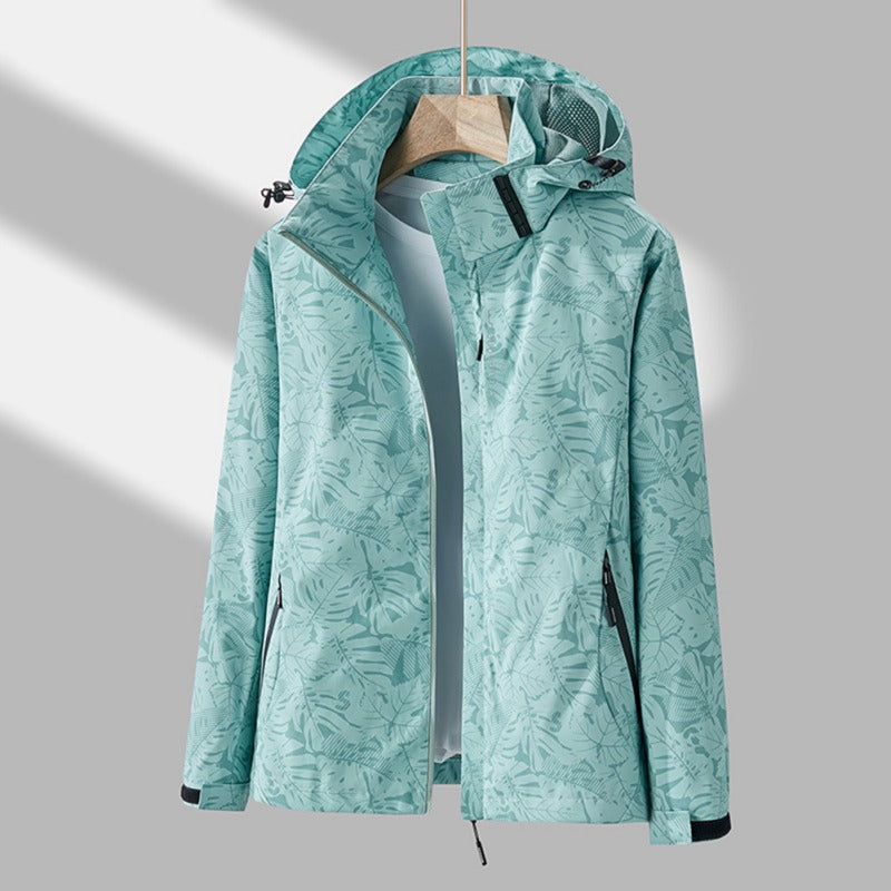 Chaqueta Quenel | Elegante chaqueta impermeable con estampado floral