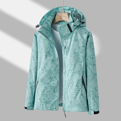 Chaqueta Quenel | Elegante chaqueta impermeable con estampado floral