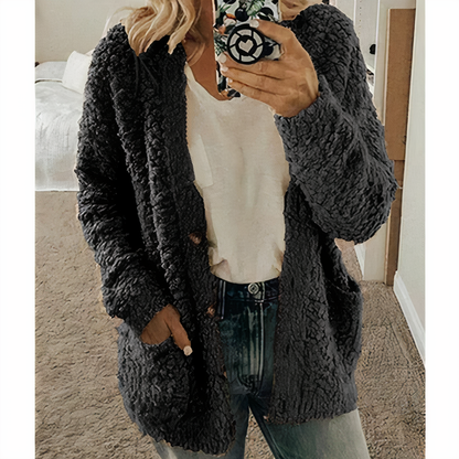Chaqueta de punto de felpa | Karolina