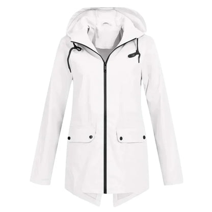 Tamara | abrigo impermeable con cremallera para mujer