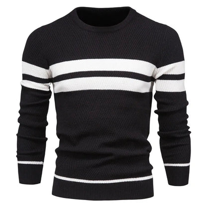 Xino Sweater | Jersey cuello redondo patchwork hombre