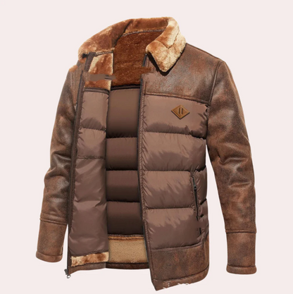 Chaqueta de invierno acogedora y de gran calidad para hombre