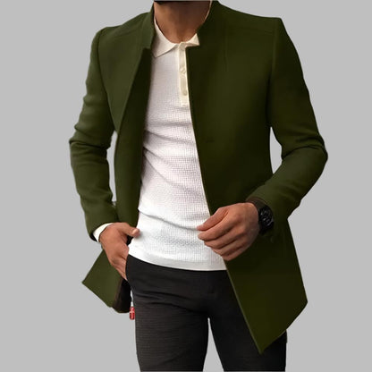 Bruno™ | Elegante abrigo de lana para hombre