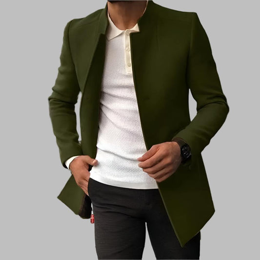 Bruno™ | Elegante abrigo de lana para hombre