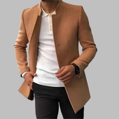 Bruno™ | Elegante abrigo de lana para hombre