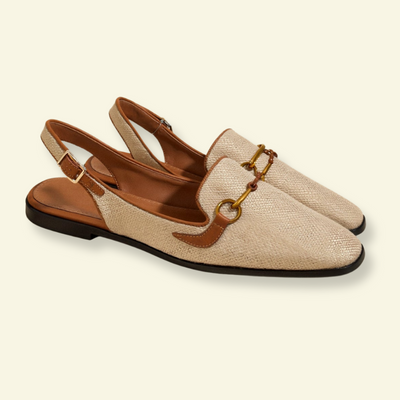 Damskie Klasyczne Mokasyny Slingback