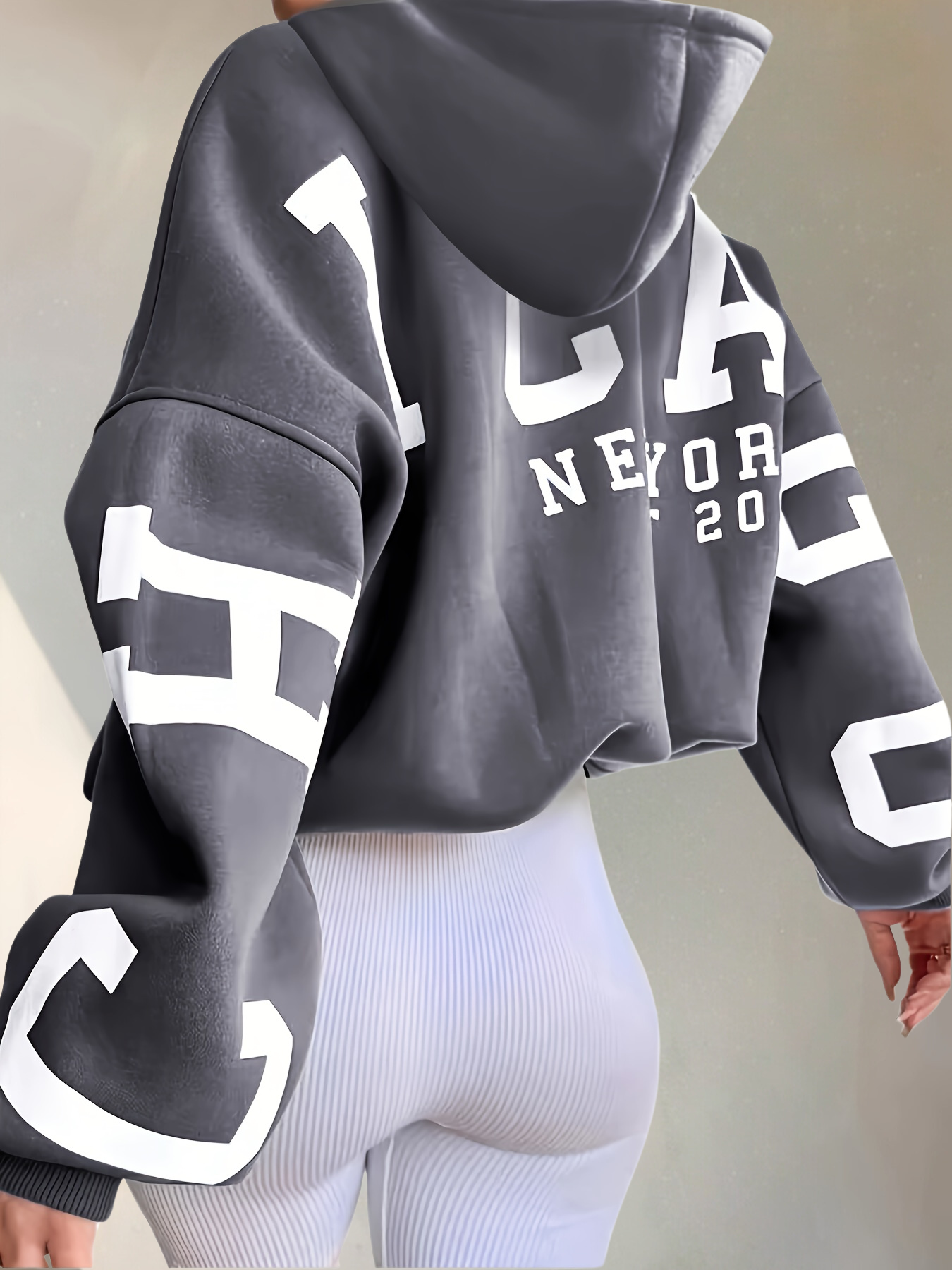 Cameron | Sudadera con capucha estampada oversize