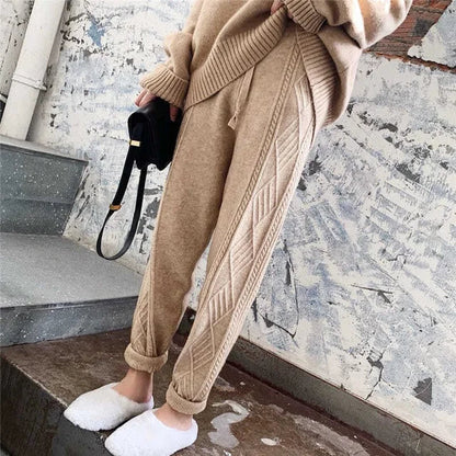 Elegantes pantalones estampados para mujer