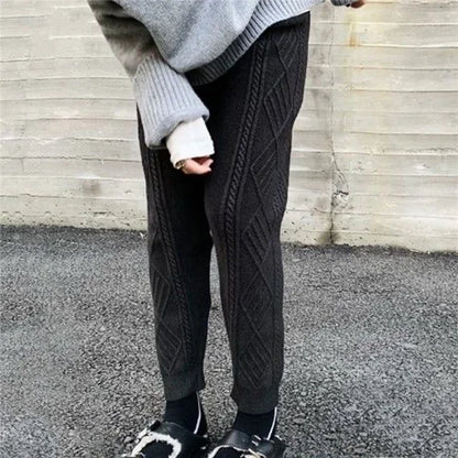 Elegantes pantalones estampados para mujer