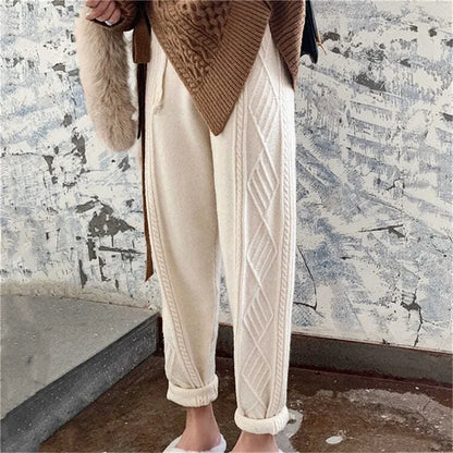 Elegantes pantalones estampados para mujer