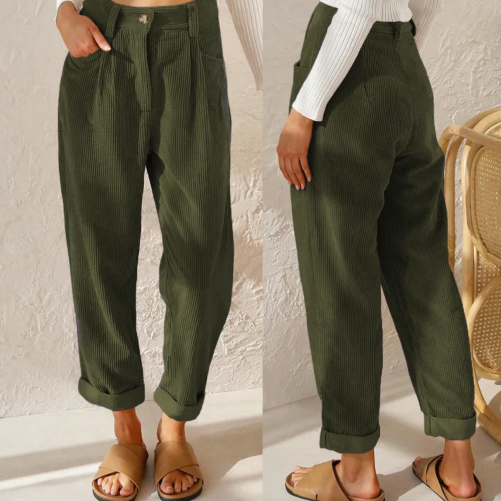 ALINE - Elegantes pantalones de pana