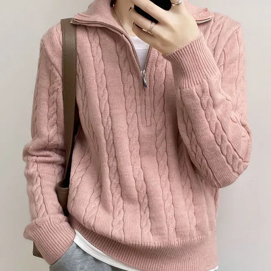 Mica - Jersey de punto de longitud media para mujer