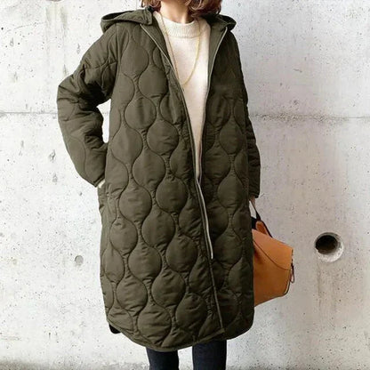Danielle | parka estampada con capucha