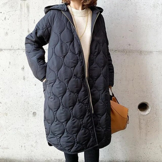 Danielle | parka estampada con capucha