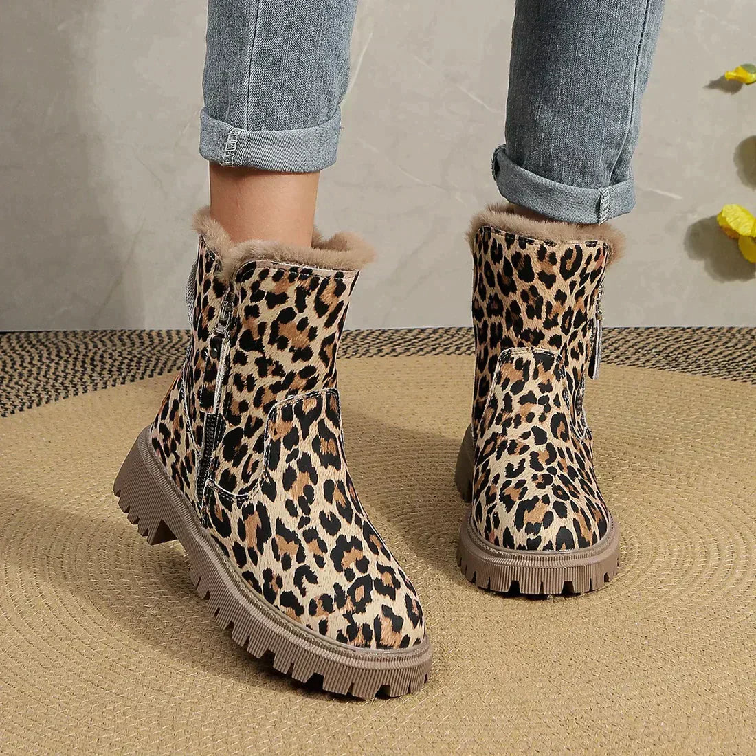 Rizka Boots | Botas de mujer con estampado de leopardo