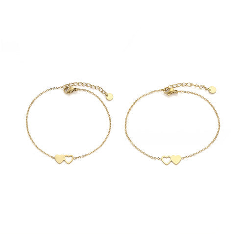 Pulseras chapadas en oro Always Connected