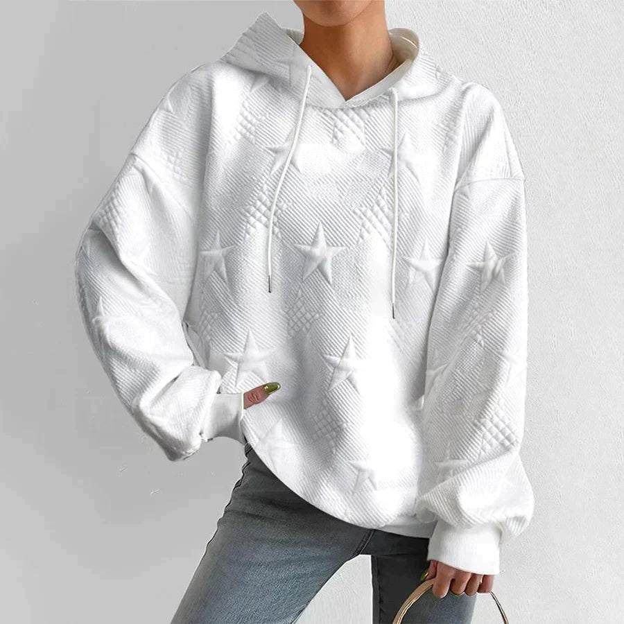 Jersey con capucha y estructura de estrella | Luisa