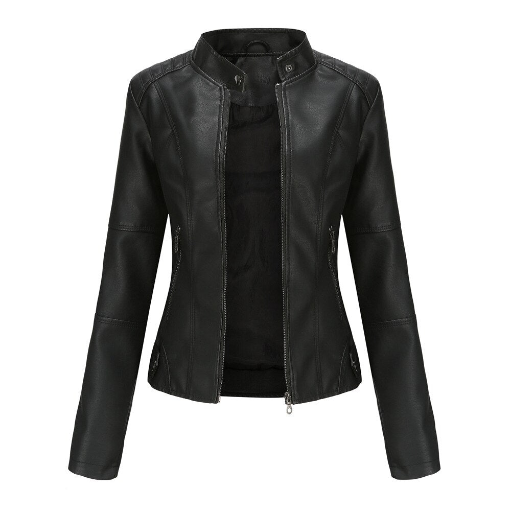 Chaqueta motera para mujer