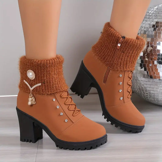 Botas con cuña para mujer - Ghislaine