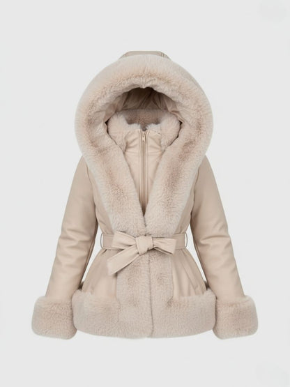 Lina | Abrigo de invierno para mujer con capucha, elegante y cómodo