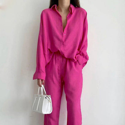 blusa y pantalón de pata ancha
