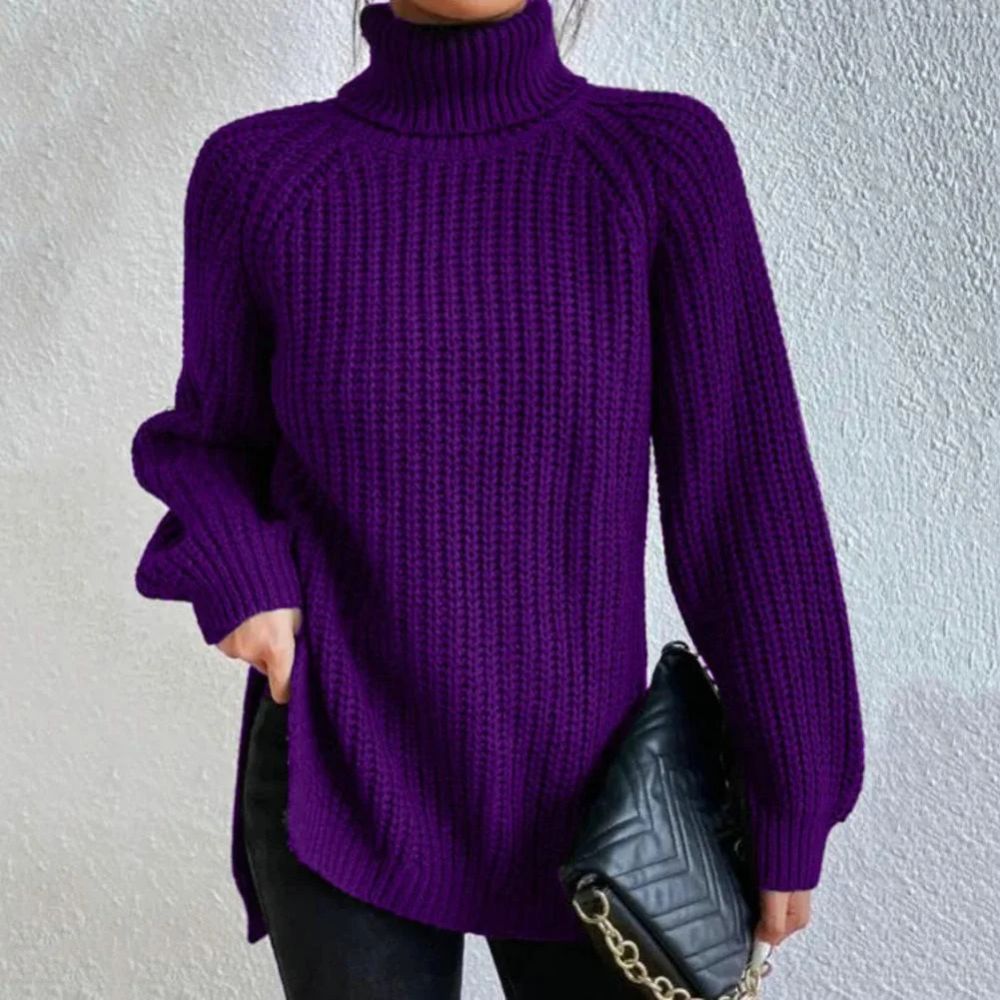 Elegante jersey con cuello alto | Loren