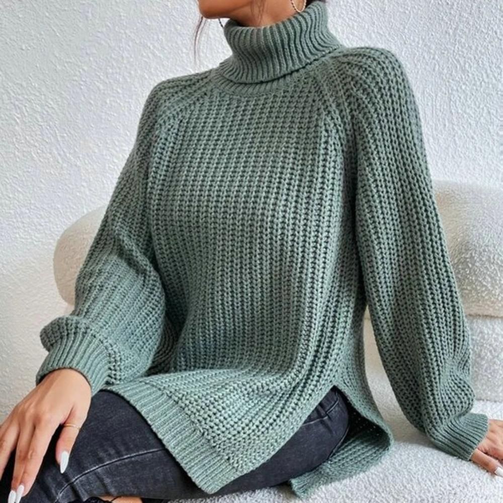 Elegante jersey con cuello alto | Loren