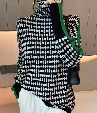 Isabelle Moreau | Jersey de mujer con cuello alto, elegante y cómodo