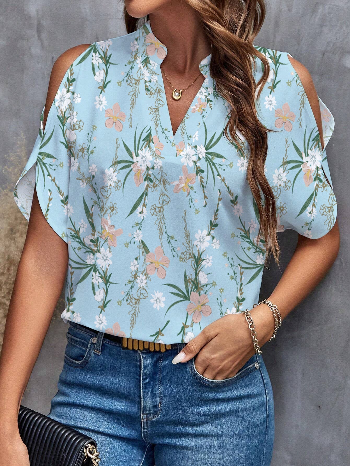 Top holgado - Diseño sin hombros y corte holgado