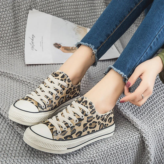 Zapatos Vicencia | Zapatos ortopédicos con estampado de leopardo