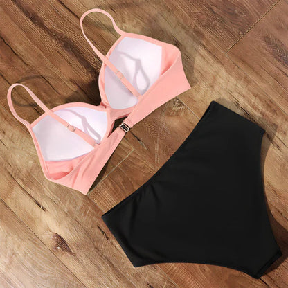 Luna | Elegante bikini de cintura alta