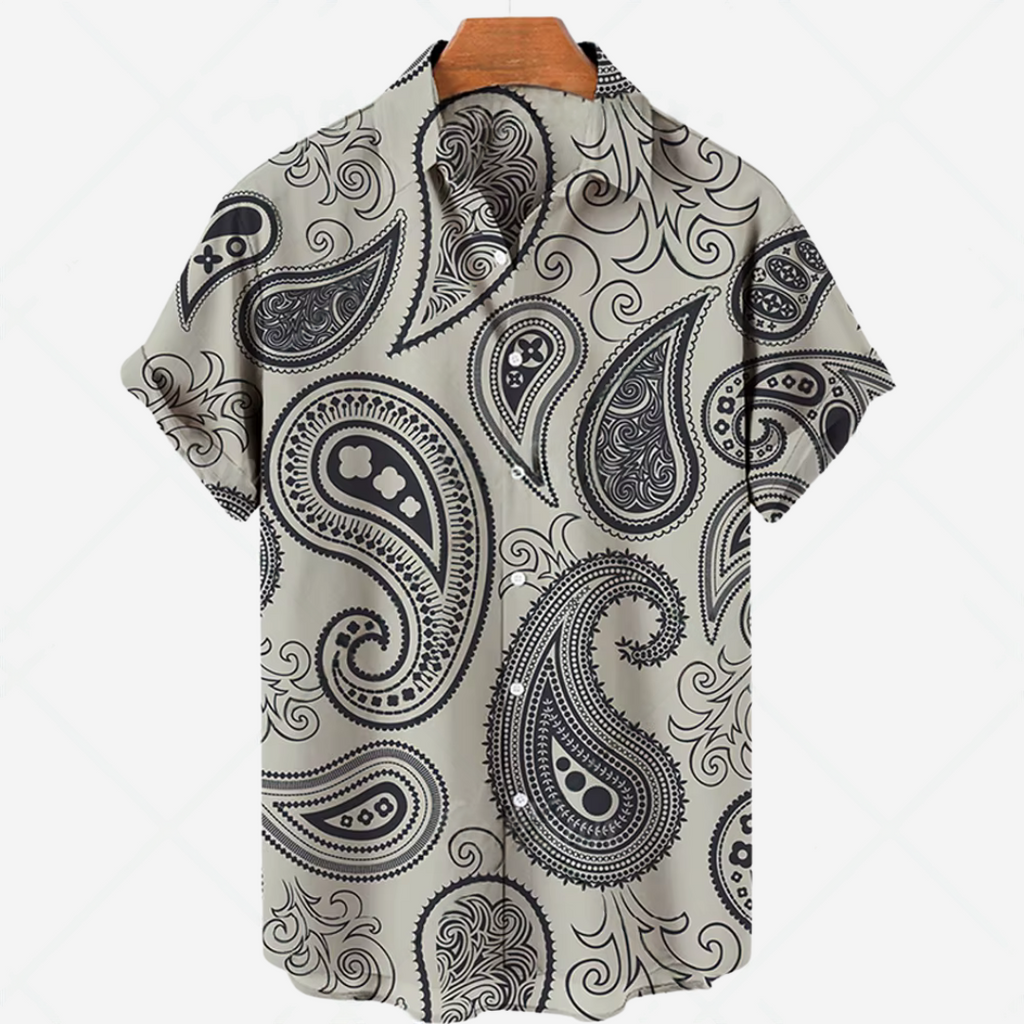 Męska Koszula z Wzorem Paisley