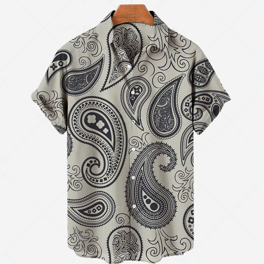 Męska Koszula z Wzorem Paisley