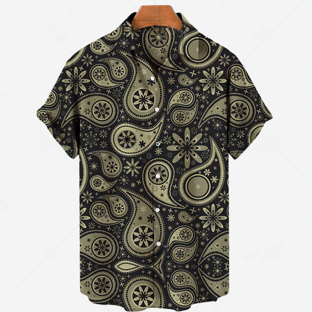 Męska Koszula z Wzorem Paisley