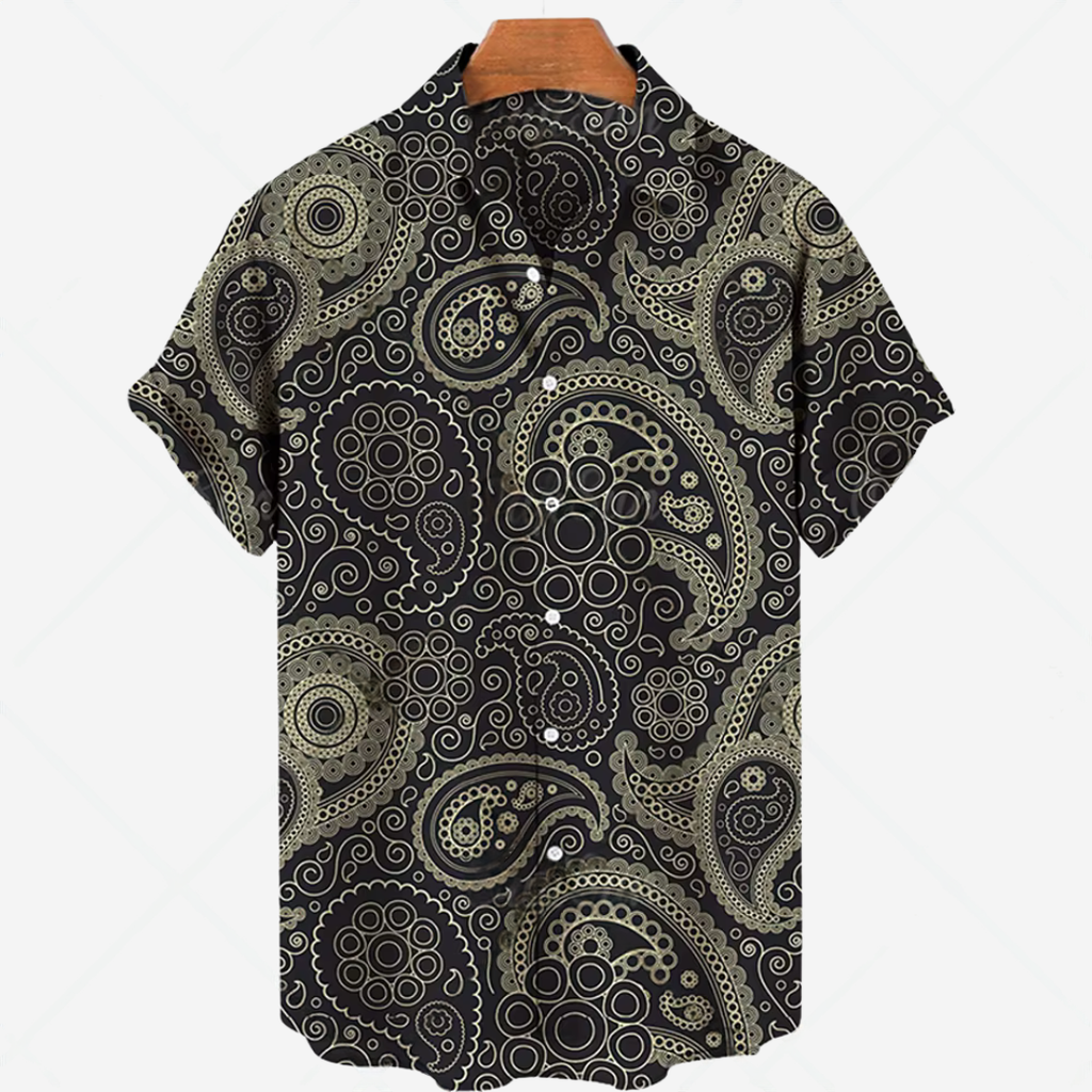 Męska Koszula z Wzorem Paisley