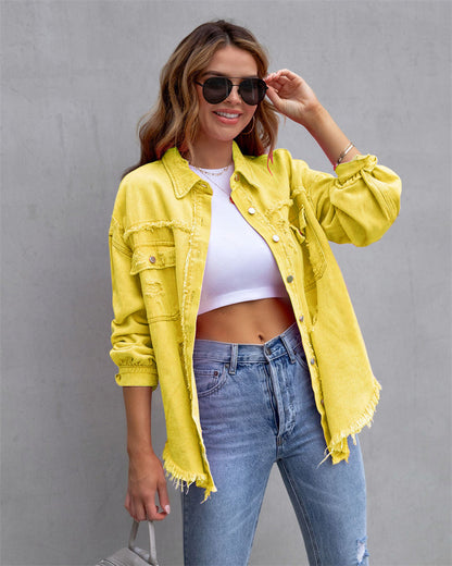 Jasmine | Chaqueta vaquera elegante y casual chic para mujer